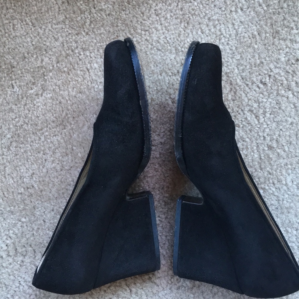 Saint Laurent suede block heel sz 7 - Picture 3 of 8